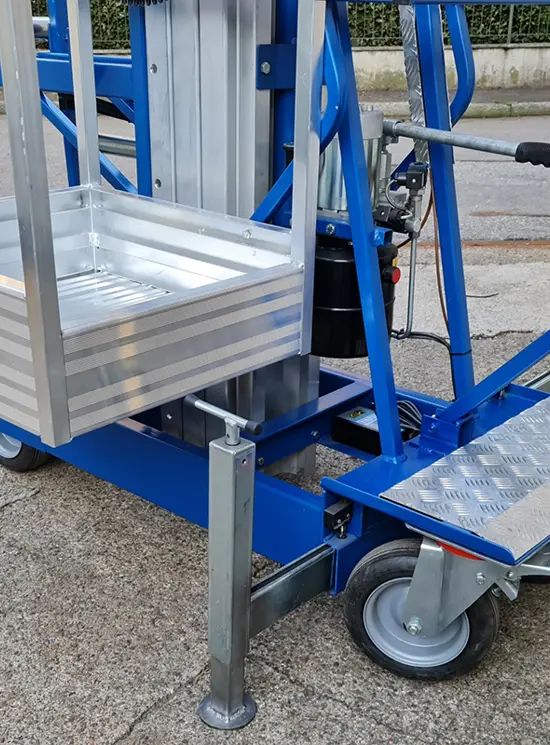 Handmatige duwkistliften