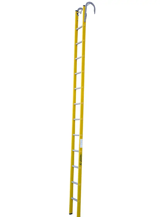 Ladder met brandweerhaken