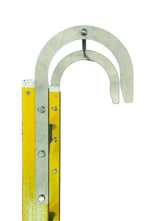Ladder met brandweerhaken