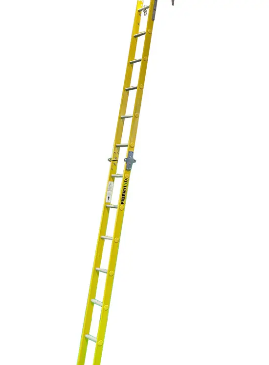 Ladder met brandweerhaken