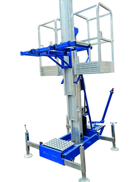 Kistenlifters met gemotoriseerd wiel