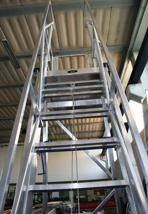 Ladder voor vaten en vaten