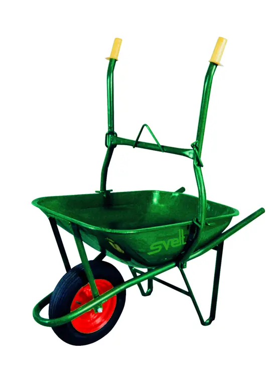 Staal-kantelende kruiwagen