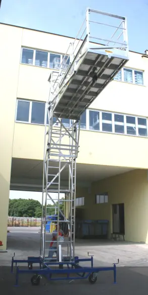 Telescopisch platform voor adereindhulzen en ketels