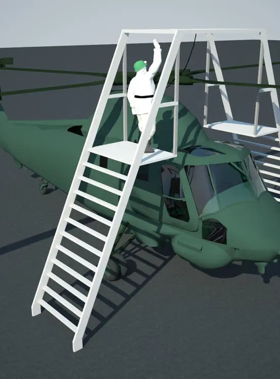 Helikopterladders