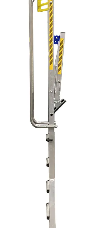 Ladder met toegangsplatform voor vrachtwagens