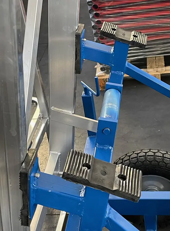 Opvouwbare ladder voor tankers en tankers 