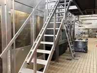 Scala Industriale scorrevole su binario