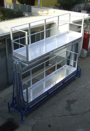 Двойная платформа для поездов