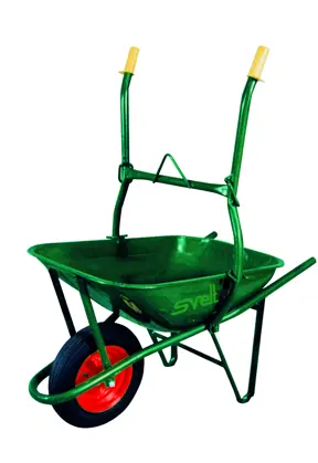 Стальная тачка с опрокидывающимися