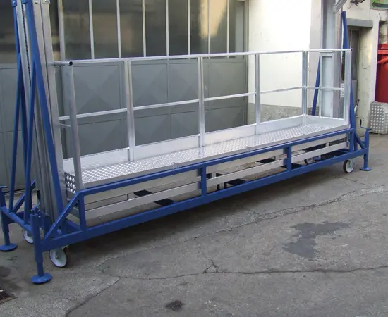 Двойная платформа для поездов