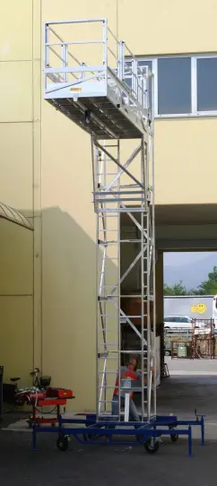 Телескопическая платформа для наконечников и котлов