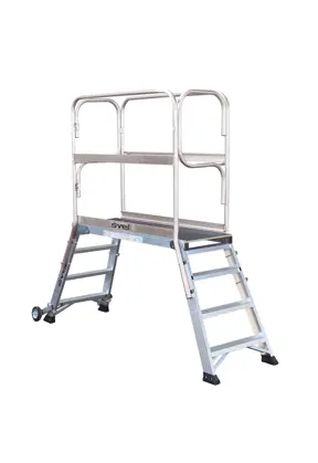 Saliscendi G con Kit... - Sgabello Grande richiudibile in alluminio con...