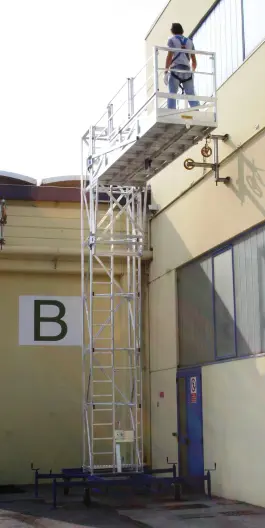 Телескопічна платформа для наконечників і котлів